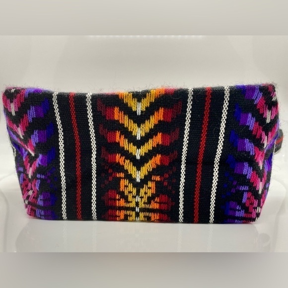 Mexican Cosmetic Bag Makeup Bag Pom Poms - Picture 8 of 8